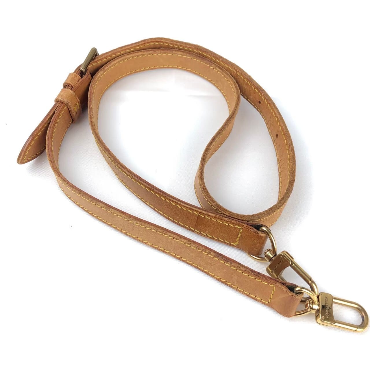 中古】ルイヴィトン LOUIS VUITTON ヌメ革 ショルダーストラップ