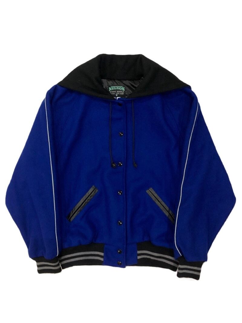 1980s-1990s Wool Hooded Stadium Jumper