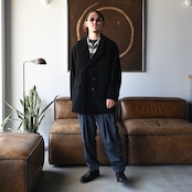 THE DAY(ザデイ)MOLESKIN DOUBLE BREASTED JACKETスタイル。