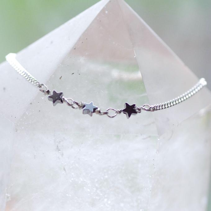 【SALE】✦星に願いを✦⋆.·SV925.·夜空に浮かぶ三つ星オリオンブレスレット ⋆.·✦