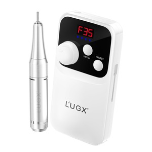 【在庫のみ】L'UGX ネイルマシン 35000RPM ネイルオフマシーン 電動ネイルマシン プロ ネイルドリル 低騒音 低振動 (ホワイト)