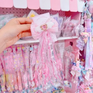 【F7】64-37きらきらリボンヘアクリップ