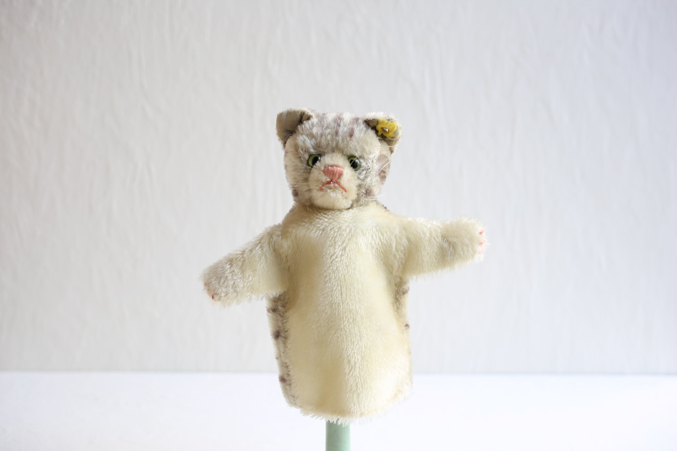 ドイツ ヴィンテージ Steiff パペット ネコ 『Hand-Cat』 N-03208