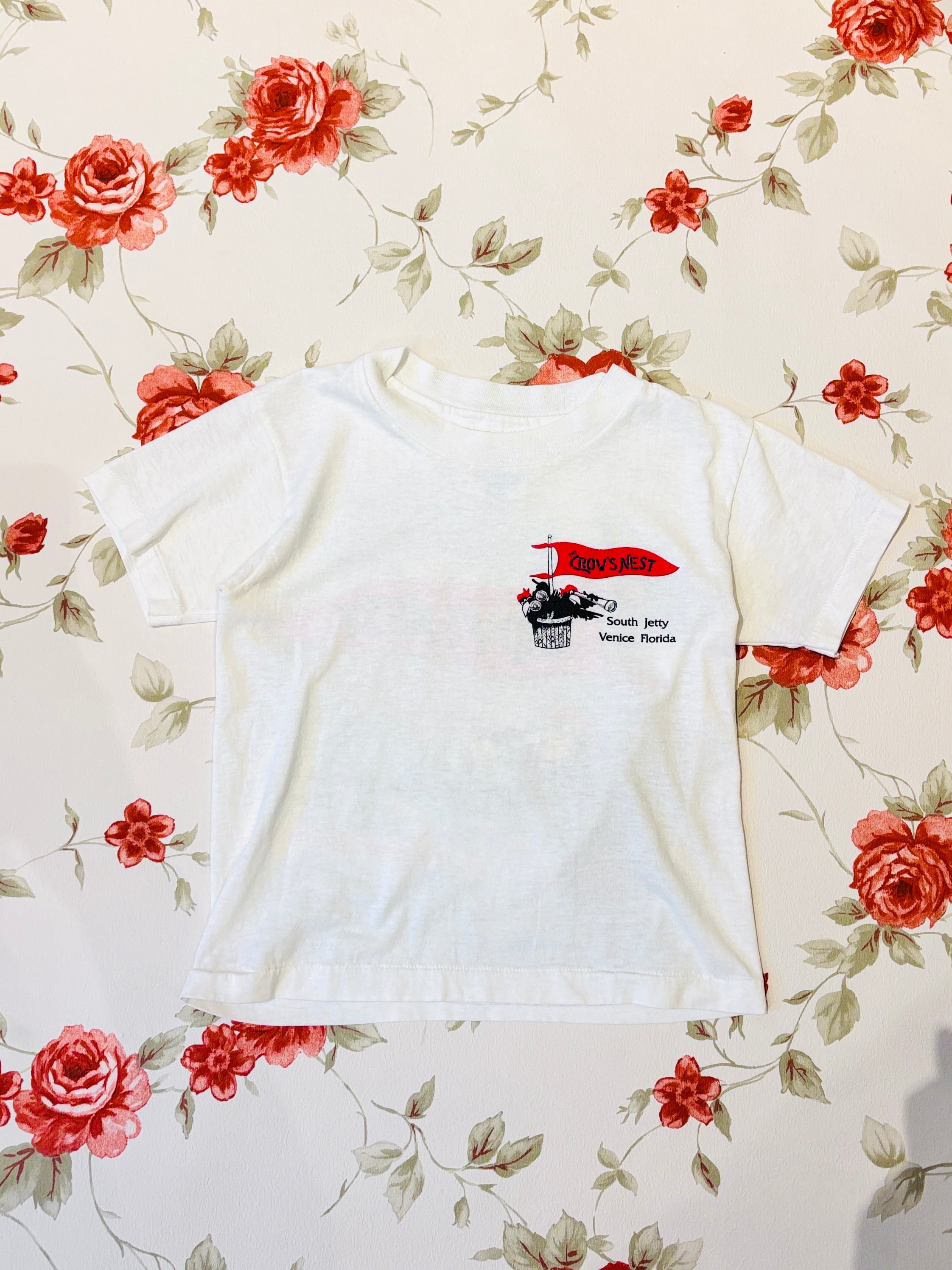 【kids vintage】 CROW'S NEST T-sh. about 6y