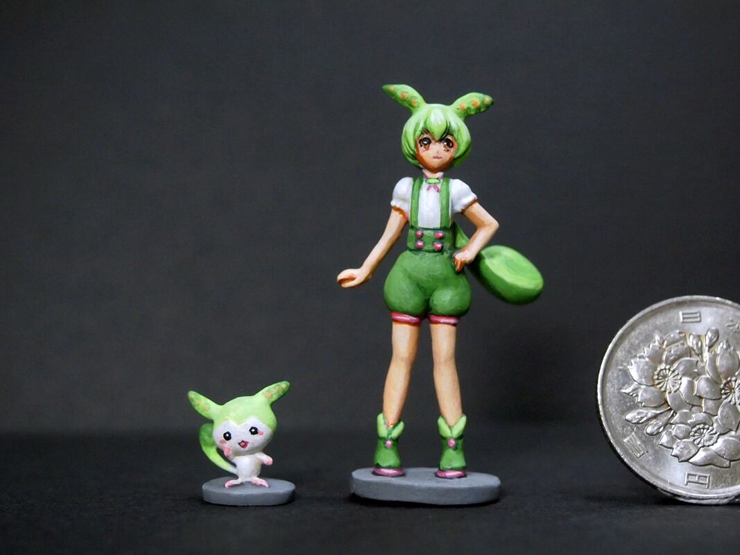 ずんだもん メタルフィギュア 未塗装キット | オーロラモデル