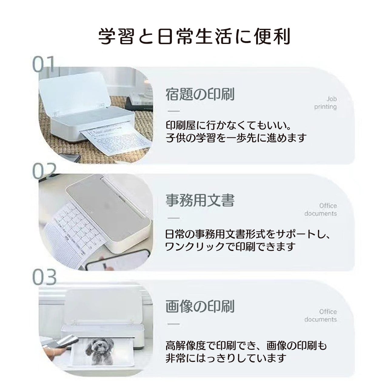 B114 .GT1リンター 小型 A4 プリンター ミニ コンパクト Wi-Fi