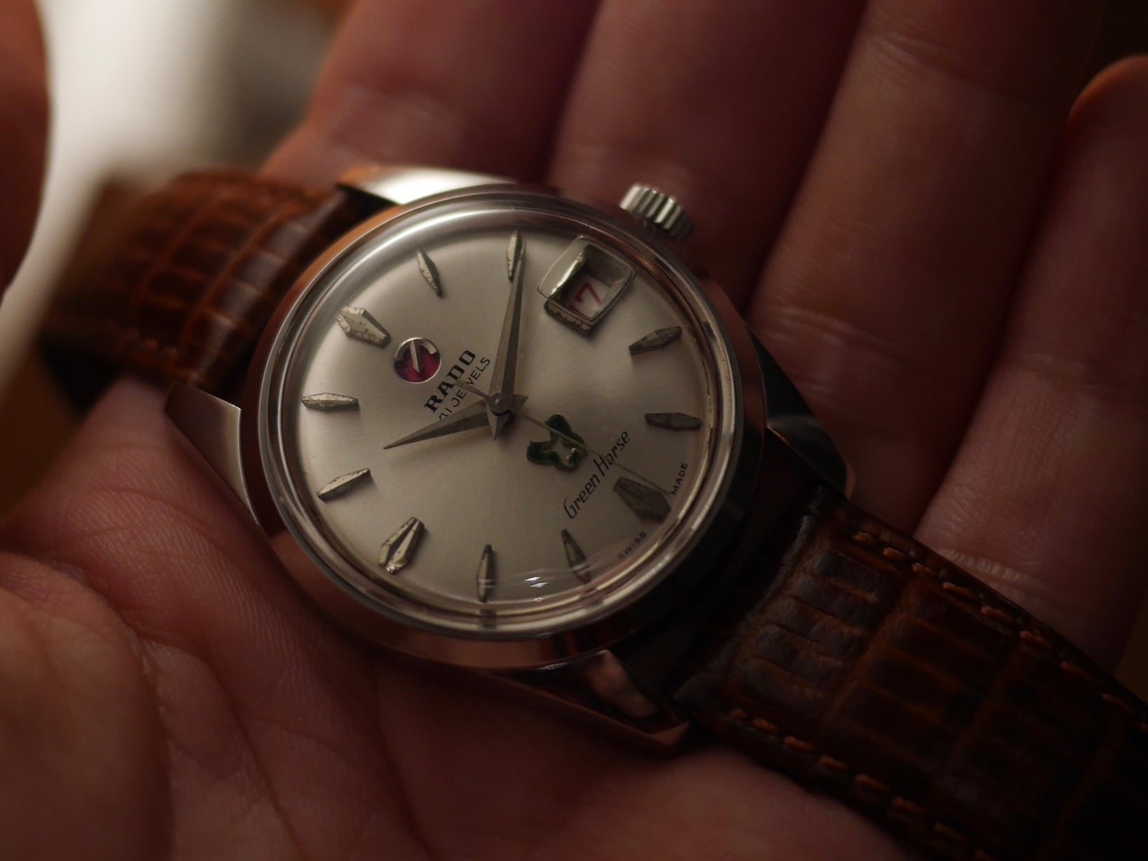 【RADO】 1970s グリーンホース 41石 回転アンカー 自動巻き A.S 　OH / vintagewatch / automatic /  Greenhorse | アンティーク・ビンテージ時計修理・販売 WhiteKings(ホワイトキングス) powered by BASE