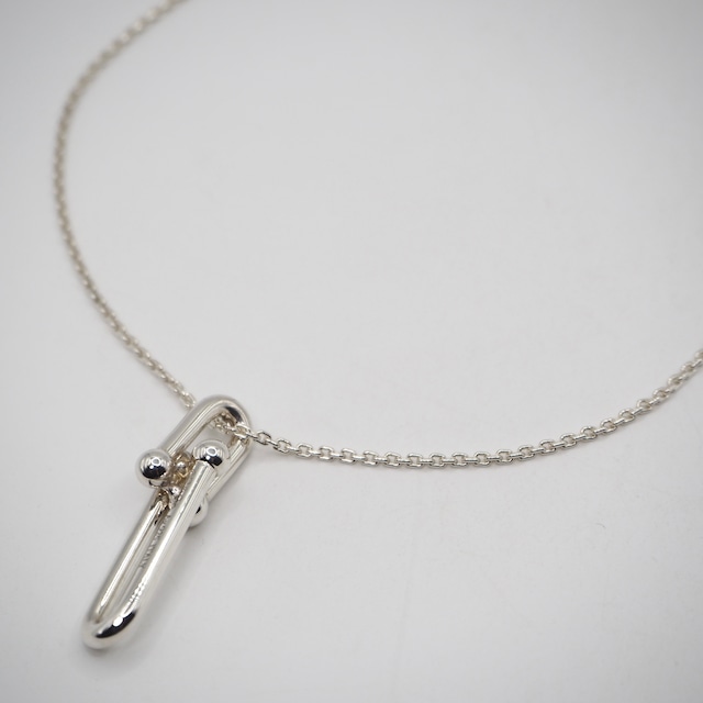 Tiffany&Co. ハードウェアリンクネックレス シルバー925 ティファニー