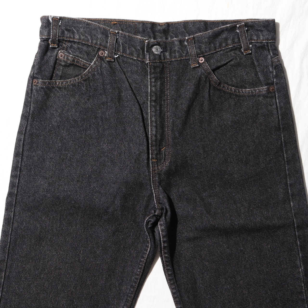 極美品 34×32 Levi’s 505 先染め 92年 USA ブラックデニムパンツ