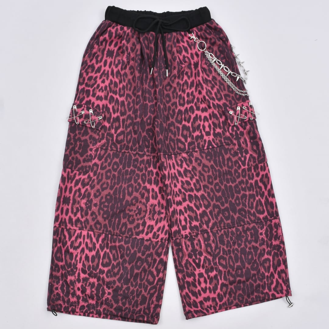 10/2新着】ヒョウ柄カーゴスウェットパンツ | VOLCAN&APHRODITE