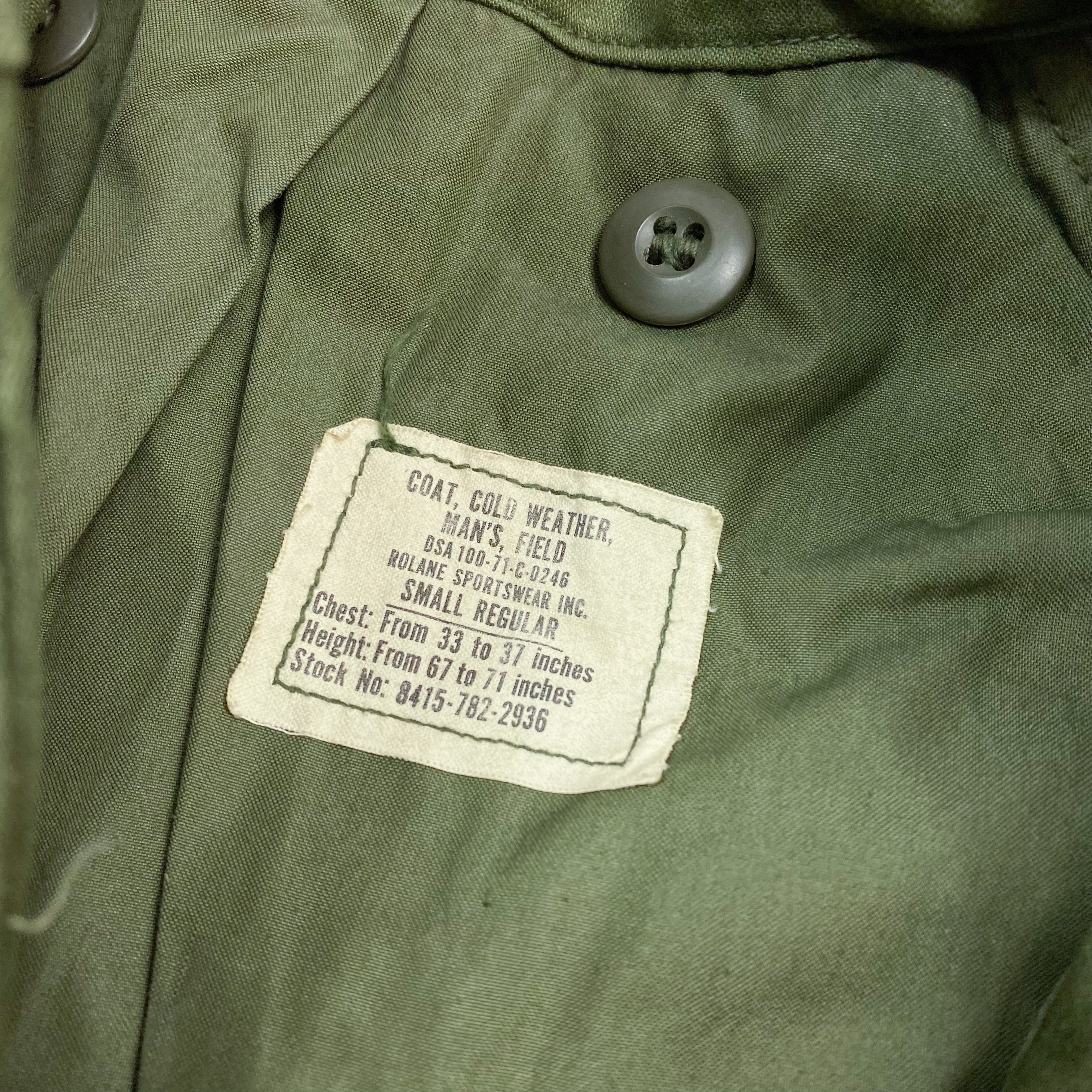 70's U.S ARMY M-65 FIELD JACKET / 米軍 フィールドジャケット アルミ