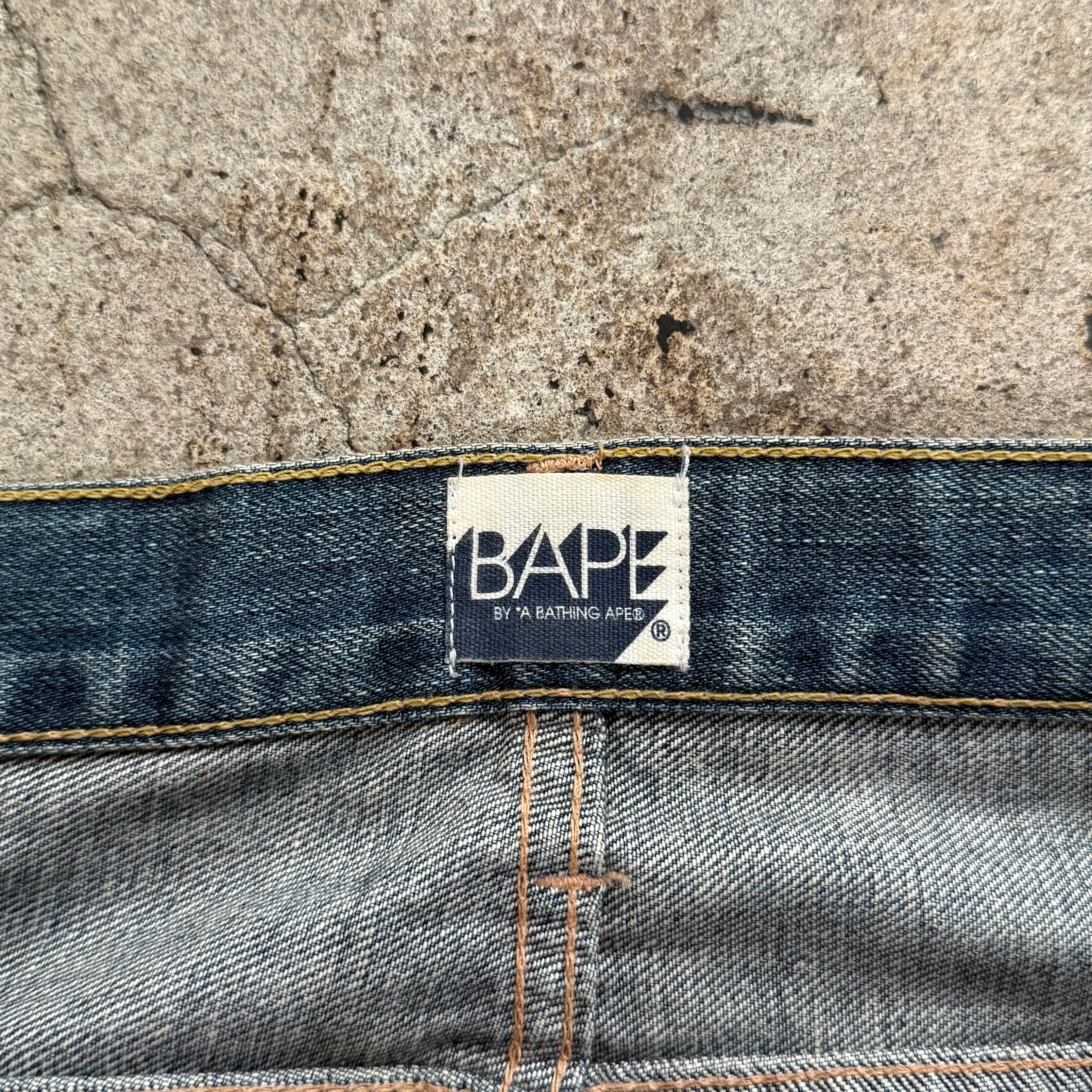 00s A BATHING APE BABY MILO BACK PRINT DENIM | GALAXIES