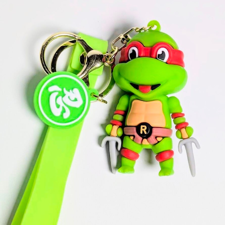 緑色キャラクターキーホルダー ♧ 再入荷！【 Teenage Mutant Ninja Turtles ( ティーンエイジ