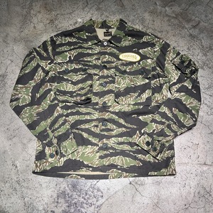 TENDERLOIN テンダーロイン カモ柄 ミリタリーシャツ SIZE.S 【表参道 