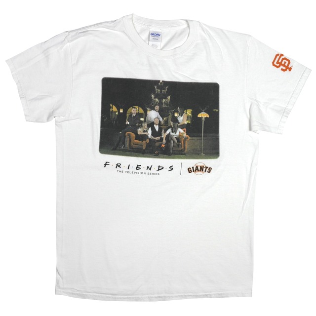 USED【M】TV Drama FRIENDS 25 Years × MLB San Francisco Giants Tee / Gildan ©2019