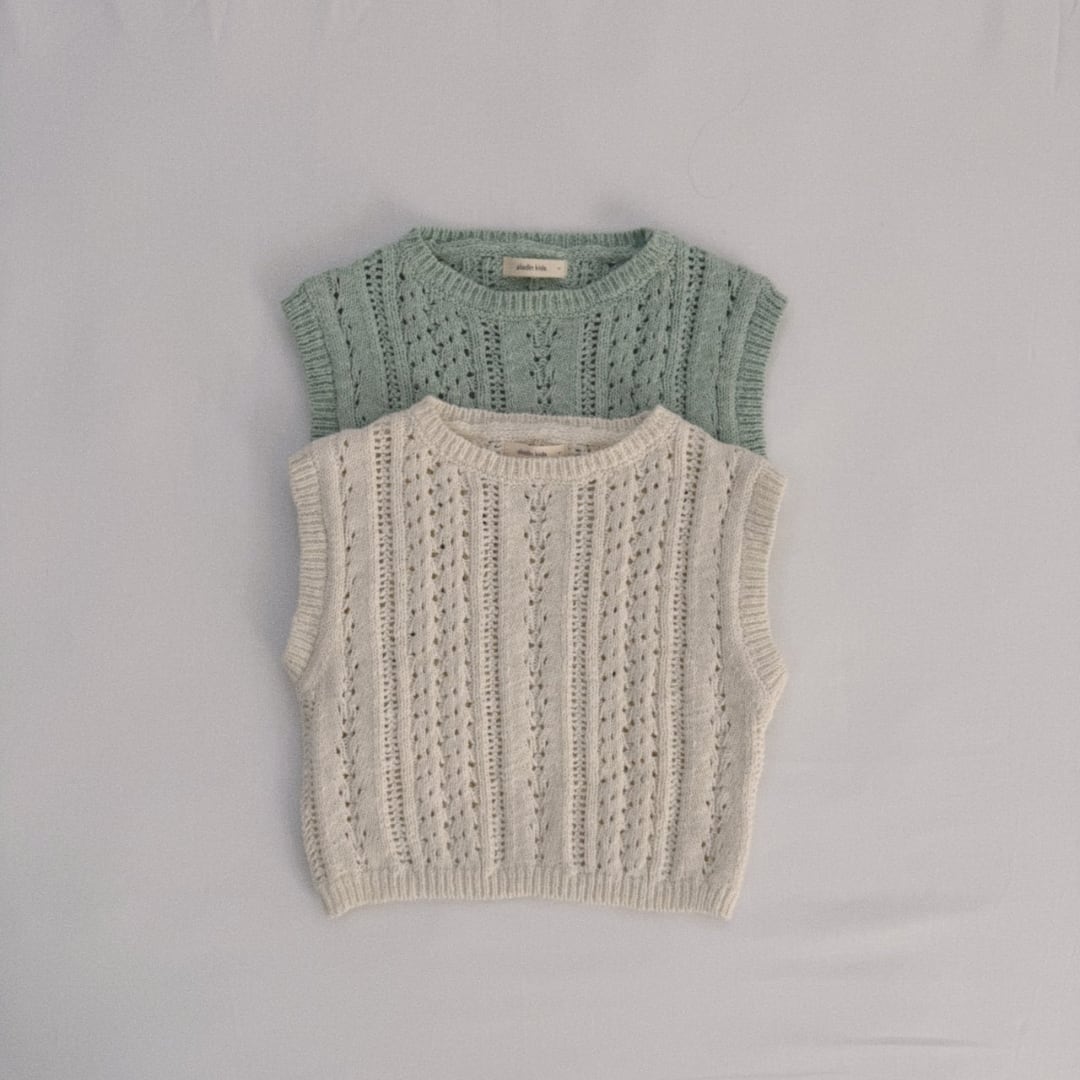 【予約】Scasi Knit Vest/ aladin kids