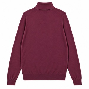 ★定価46,200円・新品未使用★ジョンスメドレー HAWLEY ホーリー 最高級シーアイランドコットン タートルネックニット アマランス Mサイズ