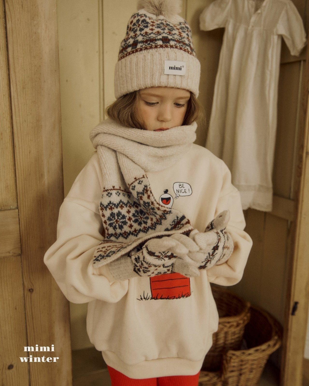 BYMIMI［取寄］jacquard muffler 26winter