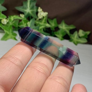 D8.透明☆グラデーションフローライト ダブルターミネーテッド