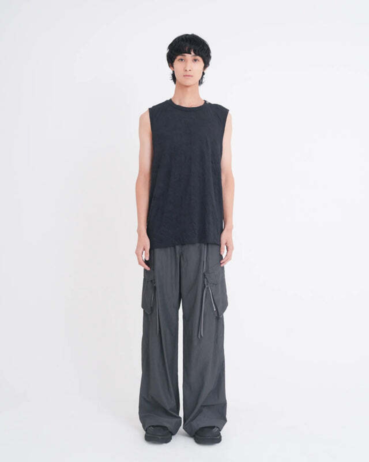 【26SS】Tamme タム / WRINKLED SLEEVELESS TOPS - 3