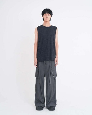 【26SS】Tamme タム / WRINKLED SLEEVELESS TOPS