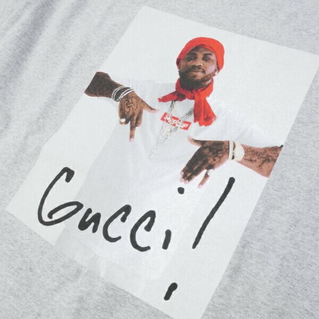 Size【M】 SUPREME シュプリーム 16AW Gucci Mane Tee Gray Tシャツ 灰 