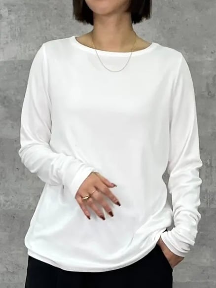 新品♡Anna Kerry♡長袖♡ロンT♡送料込み Anna Kerry THIN BONDING ロゴロンT(N) | whispermusee