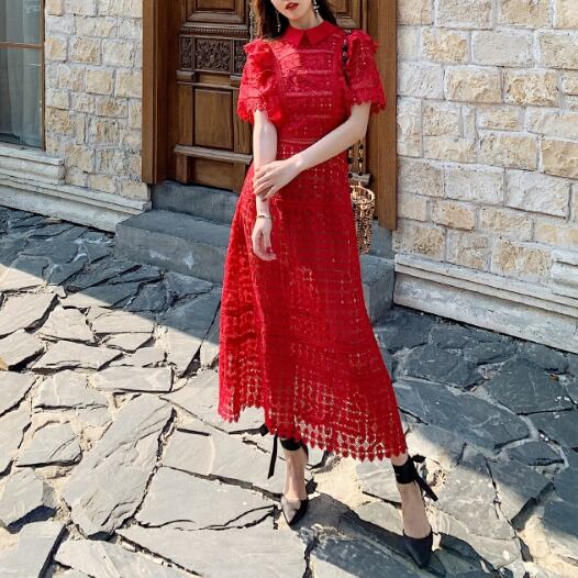 全国総量無料で 透かしレースのワンピース ミニ丈 ミニワンピース Flylftc Com