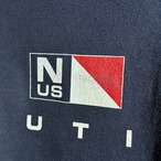 90s USA製 NAUTICA オーバーサイズTシャツ ボックスシルエット ノーティカ ネイビー