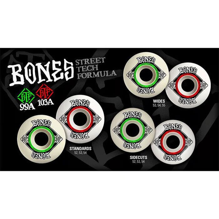 BONES ハード ウィール ボーンズ スケボー STF STANDARD V1 52 54mm