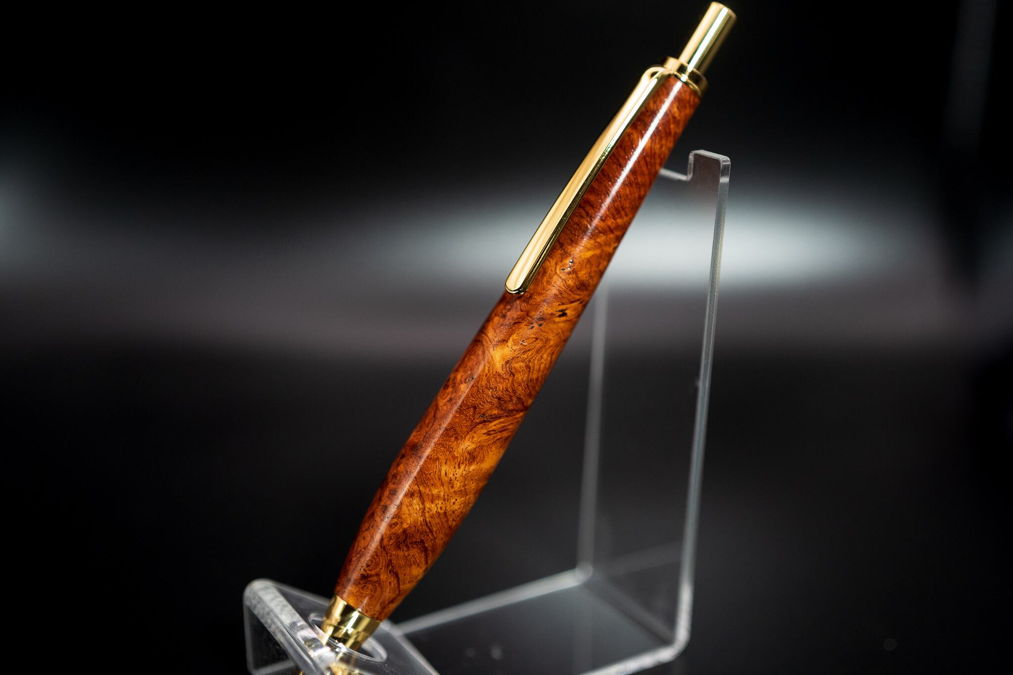 【朱色の銘木】 特上 本花梨こぶ杢