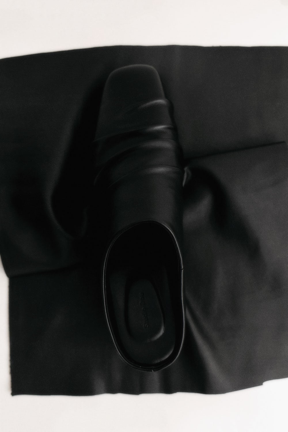 Studio Doe／Pleated Heeled Slippers | polne