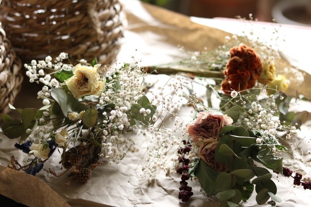 ドライフラワーブーケ