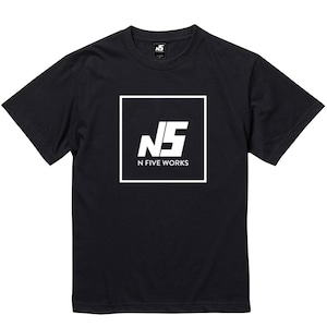 N5 ロゴTシャツ 半袖 黒