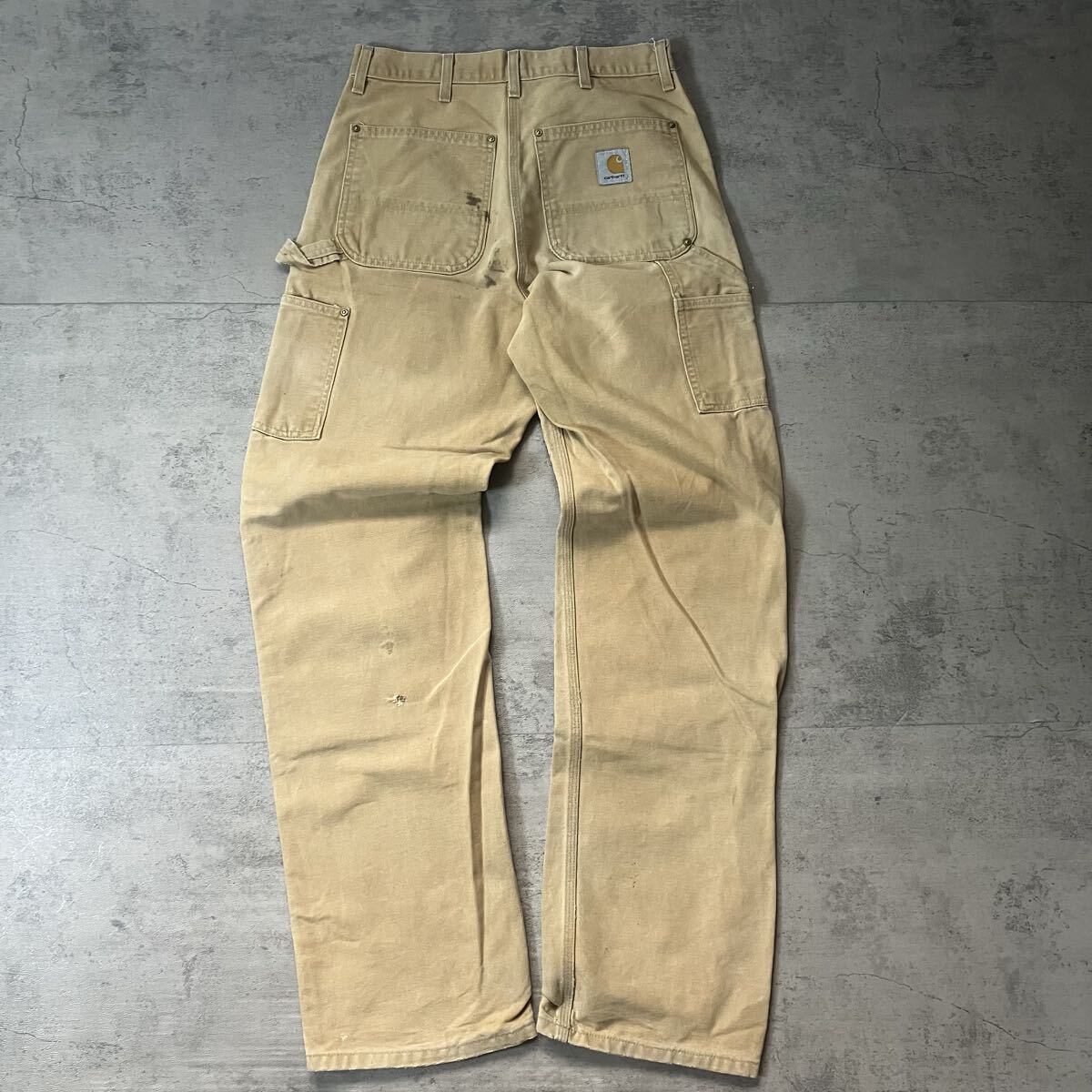 80s USA製 Carhartt ダブルニーパンツ ペインターパンツ リアルワーク