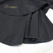 フラメンコ 衣装 トップス ブラウス ブラック系 イチオク 黒 伸縮 ストレッチ 無地 シンプル 襟 フリル リボン ICHIOKU 上品 かわいい ダンス衣装 ステージ イベント オールブラック