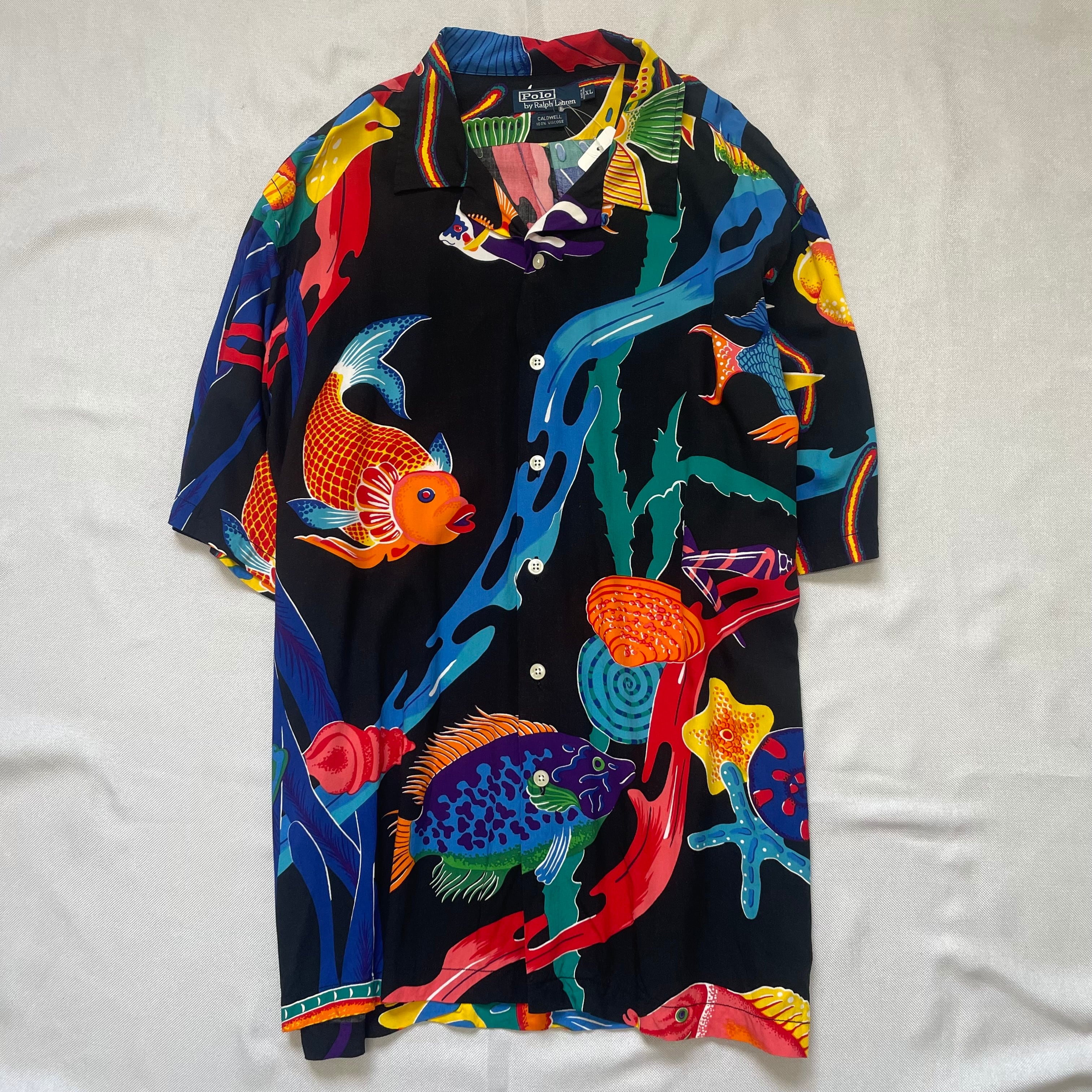 90's Ralph Lauren ラルフローレン レーヨンシャツ 半袖シャツ 90's Ralph Lauren ラルフローレン レーヨンシャツ 半袖シャツ