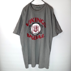 COMFORT COLORS　クルーネック　プリントT　スポーツ　グレー　M