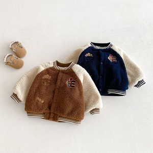 【BABY&KID】ベースボール暖かいジャケット