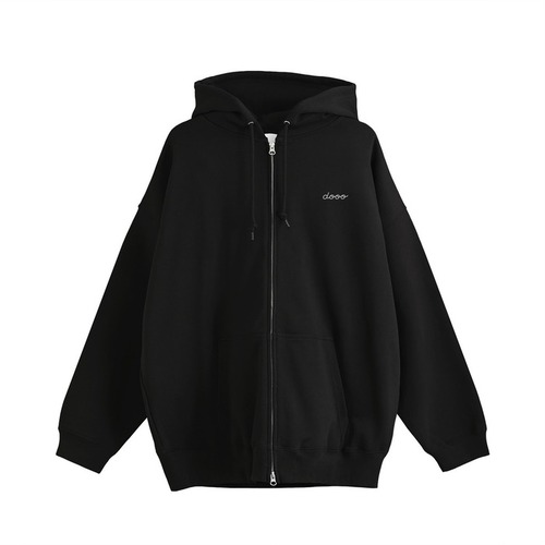 dooo ビッグシルエット裏パイルZIPパーカ