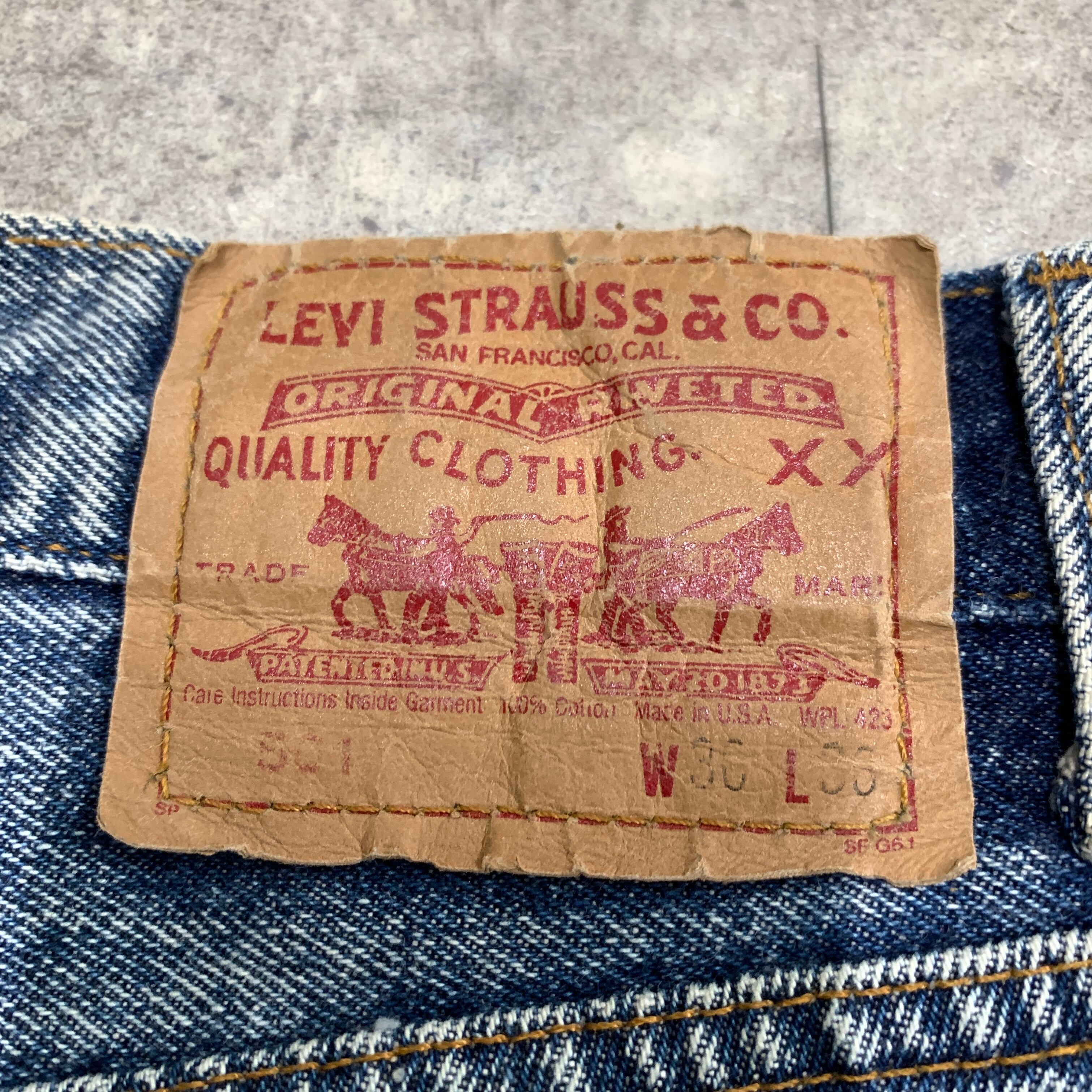90s “Levi's” 501 90年代 USA製 リーバイス ストーン ケミカル