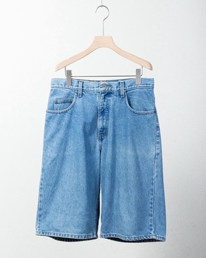baggy denim shorts