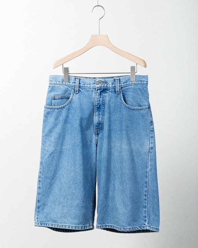 baggy denim shorts