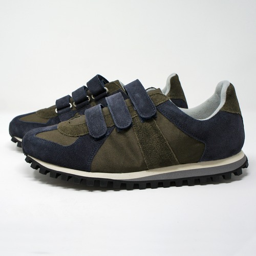 GERMAN TRAINER MARATHON VELCRO ＜OLIVE/NAVY＞の商品画像2