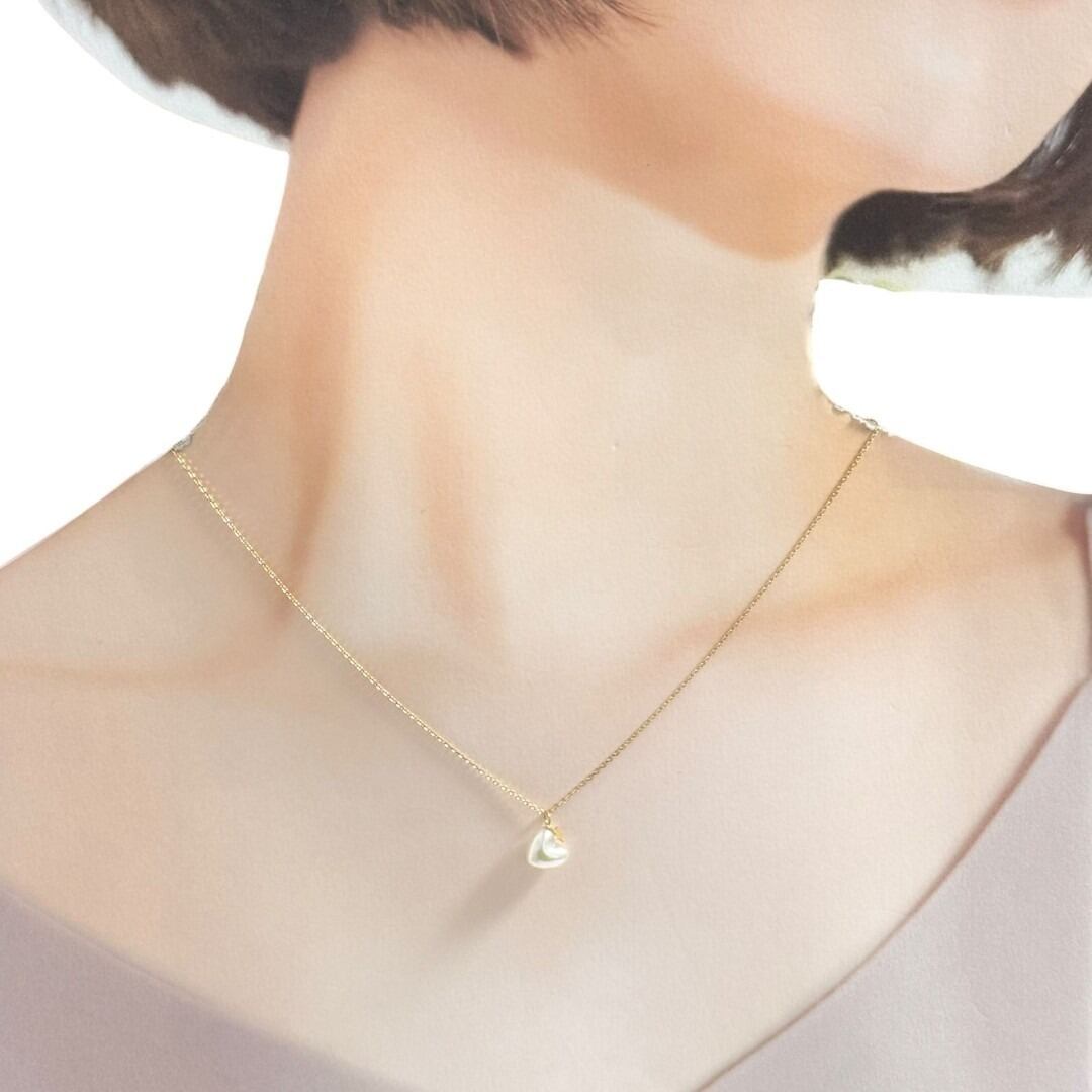 タサキ MHT ペンダント ネックレス K18 K22 ゴールド パール ハート