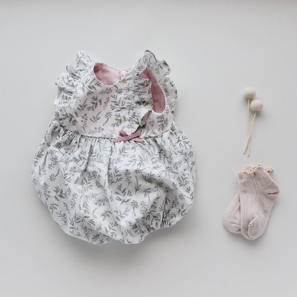 ロンパース 女の子 ナチュラルフラワー