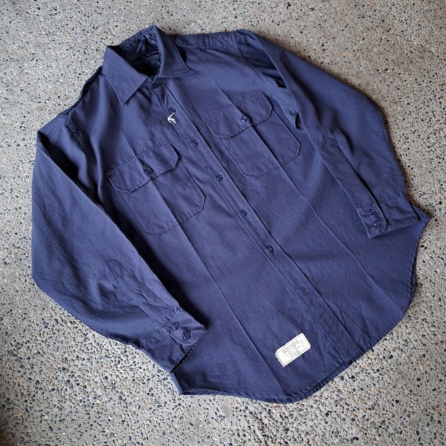 70's アメリカ軍 ポリ/ウール トロピカルシャツ used [206036]