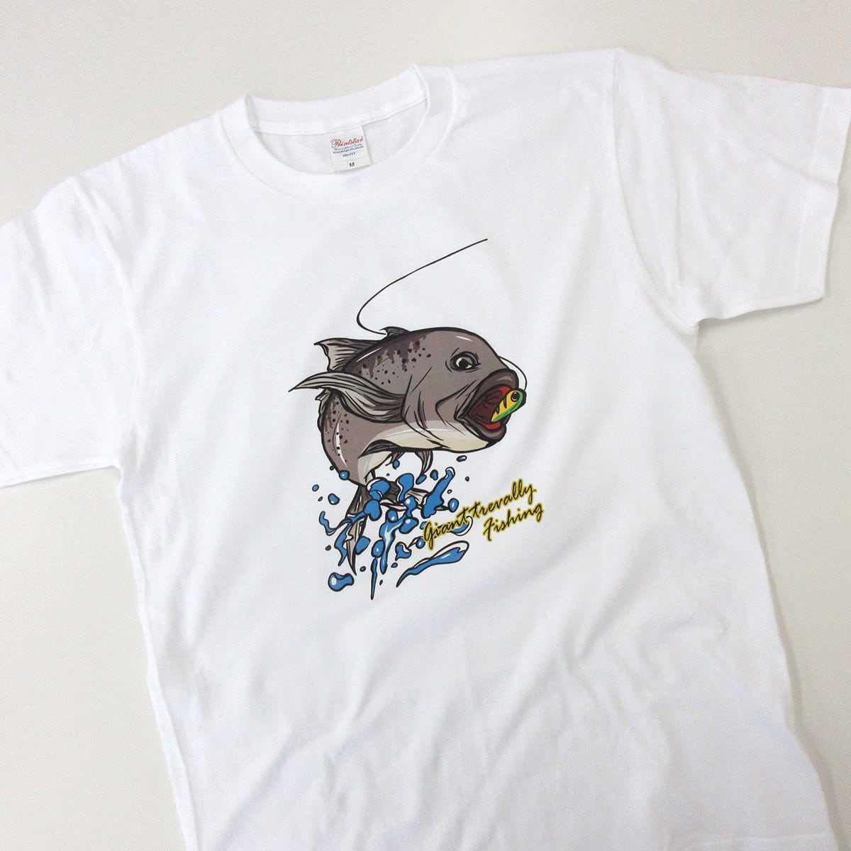 GT ロウニンアジ Tシャツ rf21 海釣り ルアー フィッシング 釣り好き 釣り人 誕生日 父の日 敬老の日 ギフト プレゼント