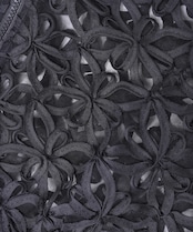 フラワーチュールシアーブルゾン (BLACK) CQ-46113H