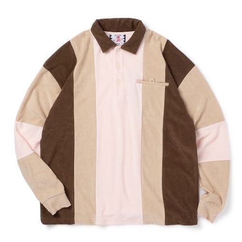 【SON OF THE CHEESE】Pile Stripe Shirt(BEIGE)〈国内送料無料〉